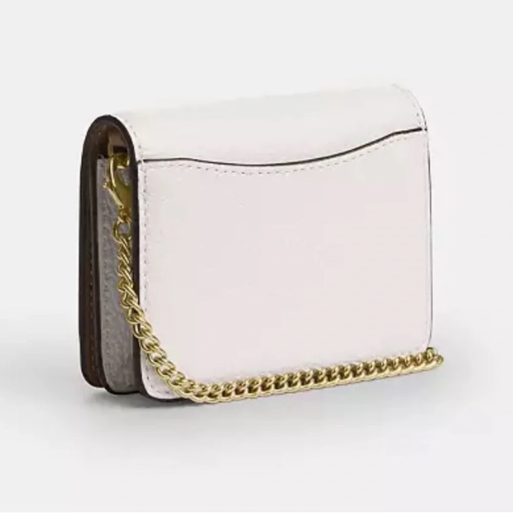 Coach White and Gold Heart-Embellished Crossbody Bag - NWT!! - Picture 2 of 5